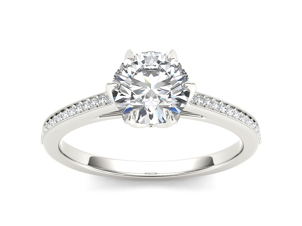 Infinity Luxe 1.14ct Lab Created Valentine Ring – Modern Elegance