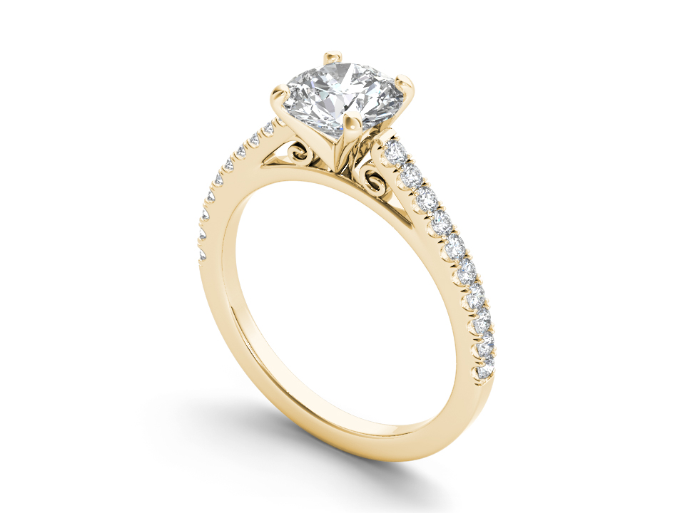 Sparkle Forever: 1.29ct Diamond Engagement Ring – Enchanted Love