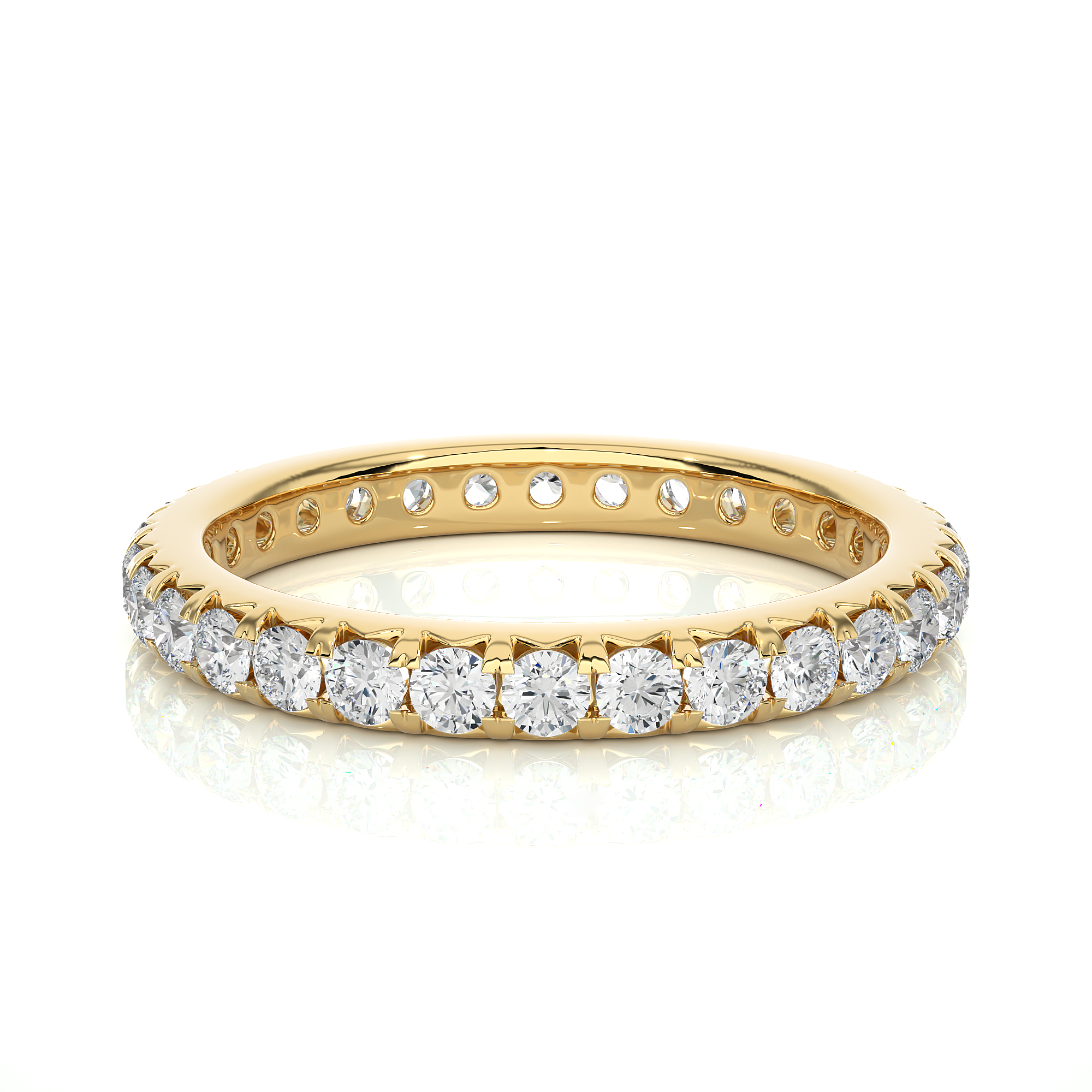 Prong-Set Lab Grown Diamond Eternity Ring