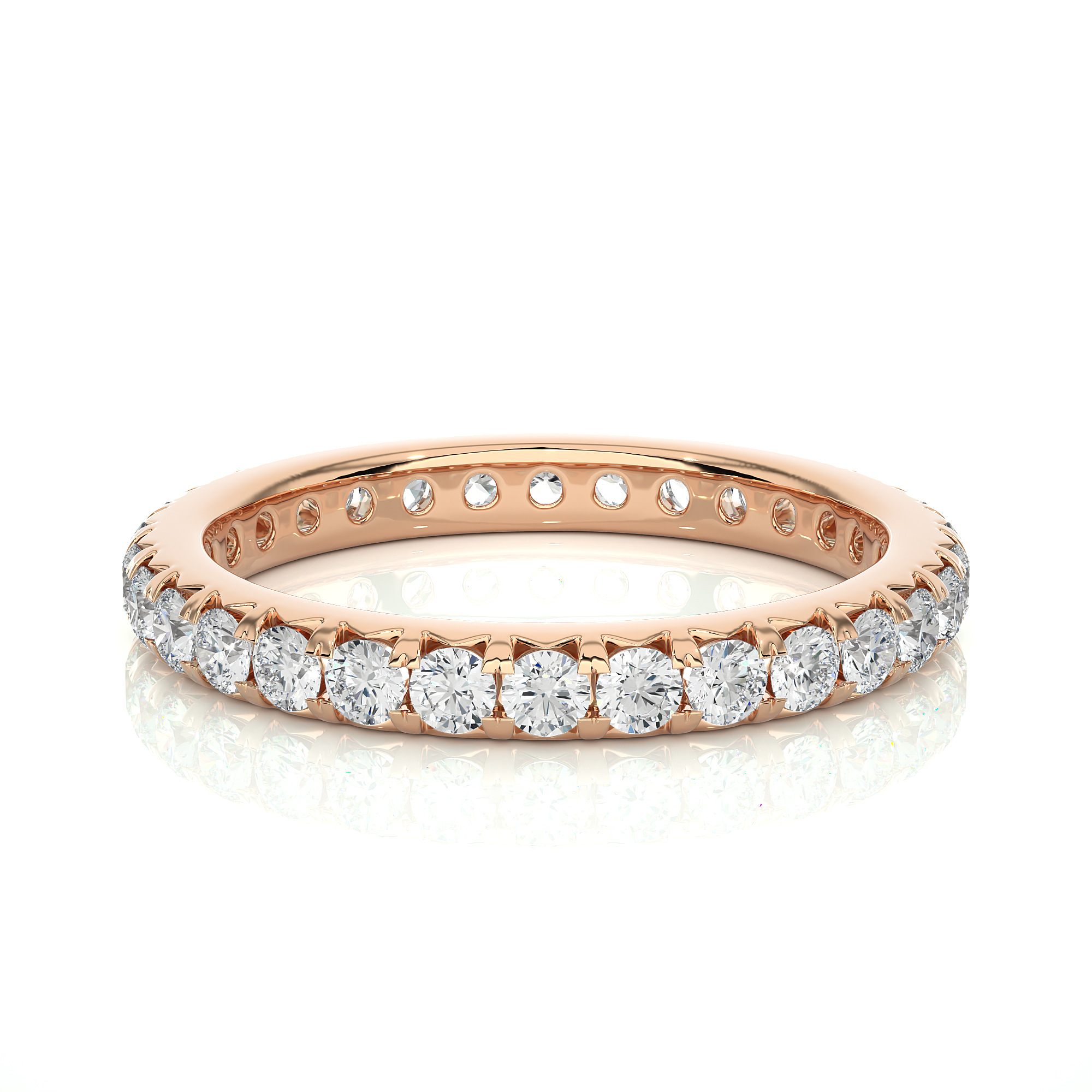 Prong-Set Lab Grown Diamond Eternity Ring
