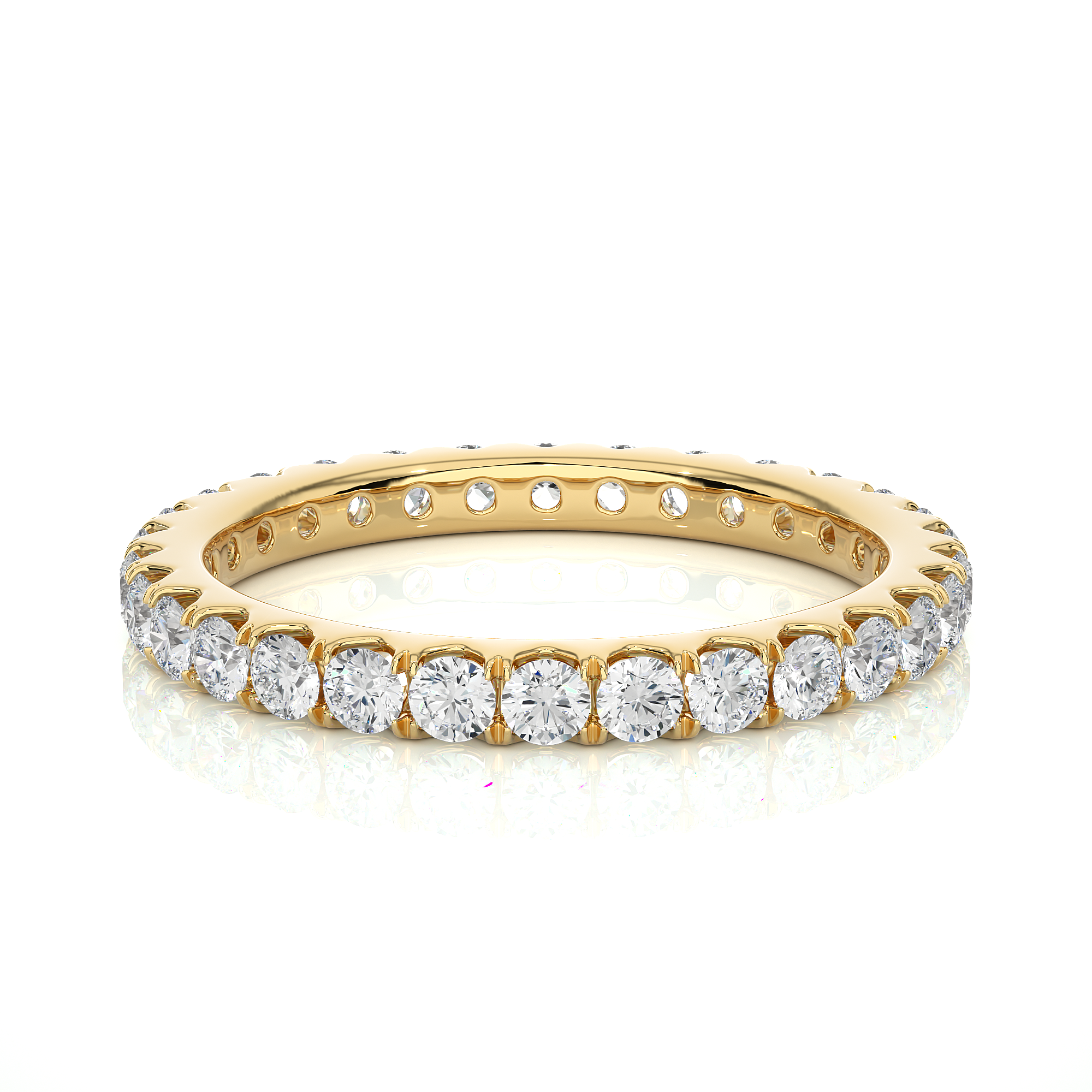 Prong-Set Lab Grown Diamond Eternity Ring