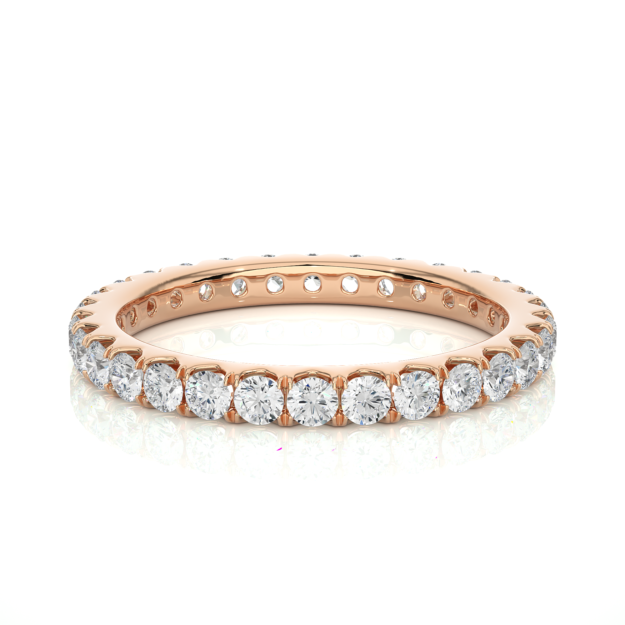 Prong-Set Lab Grown Diamond Eternity Ring