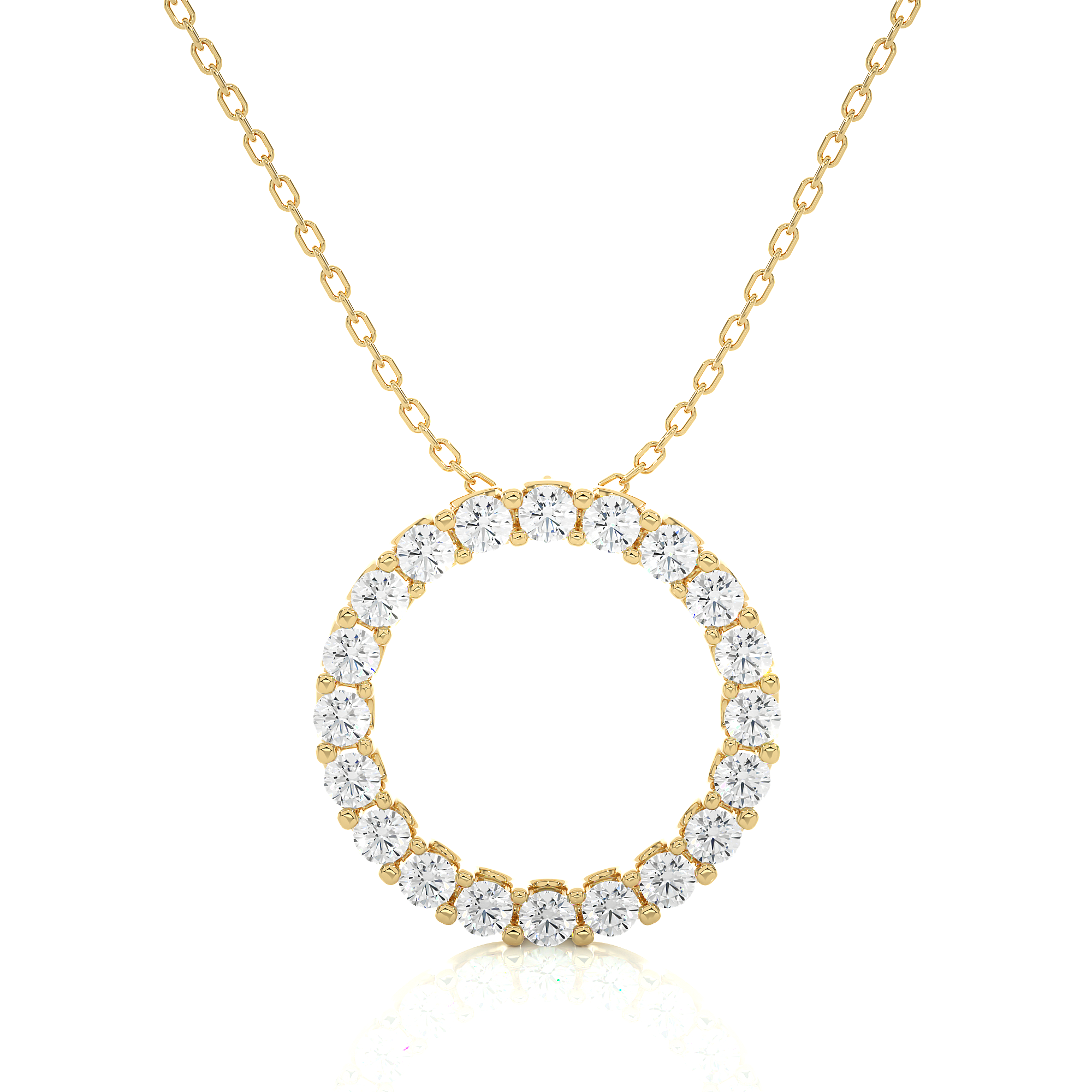 Eternal Circle Lab Grown Diamond Pendant
