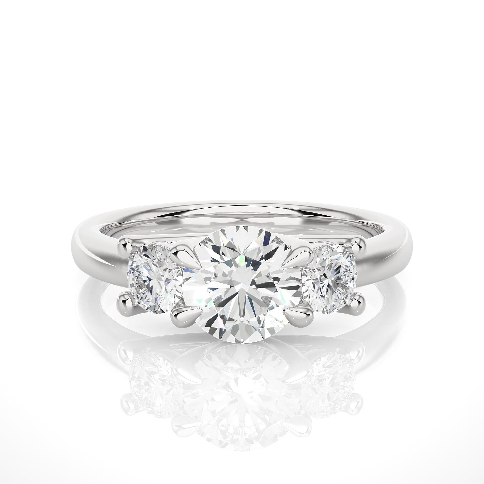 Three-Stone Diamond Ring