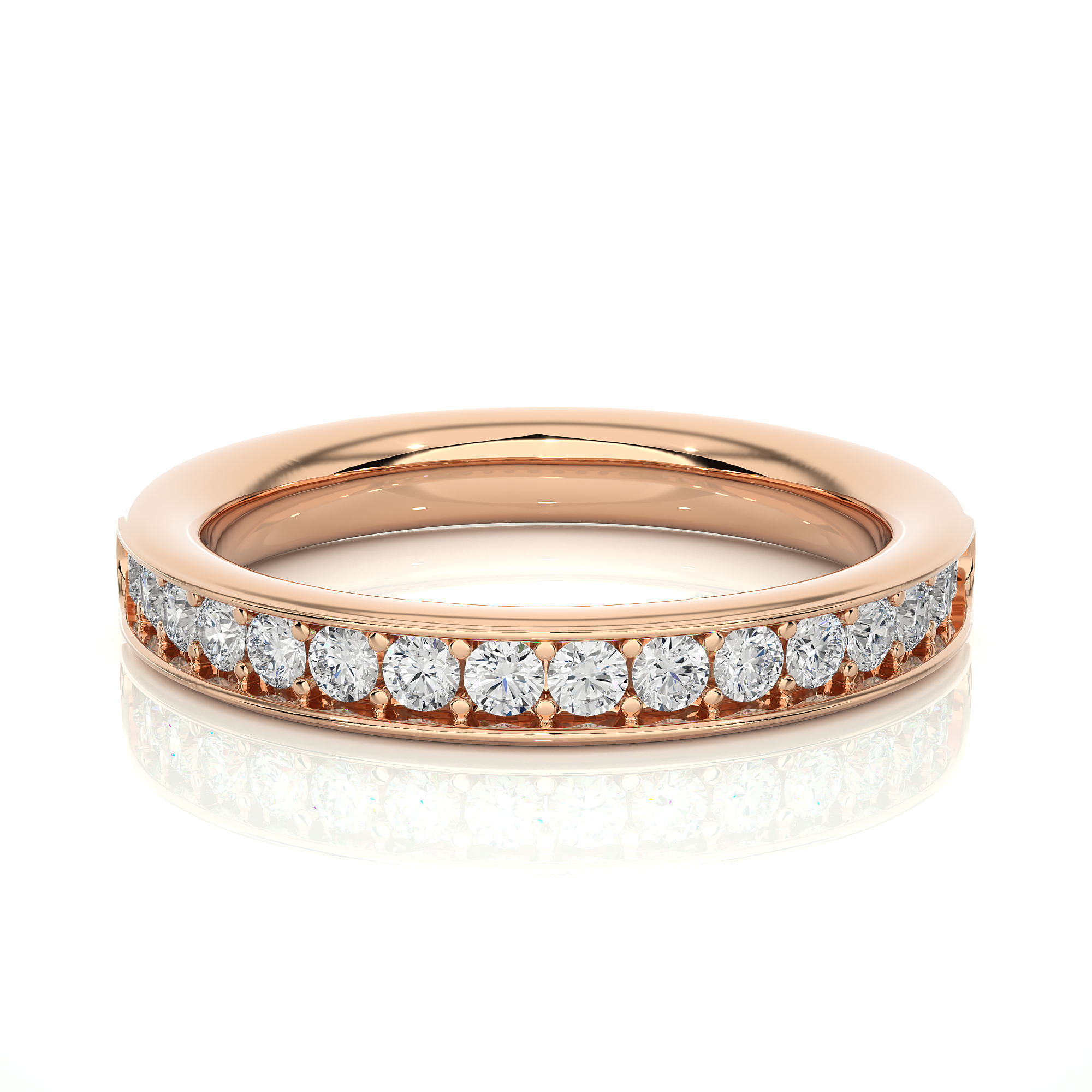 Lab Grown Diamond Half Eternity Ring