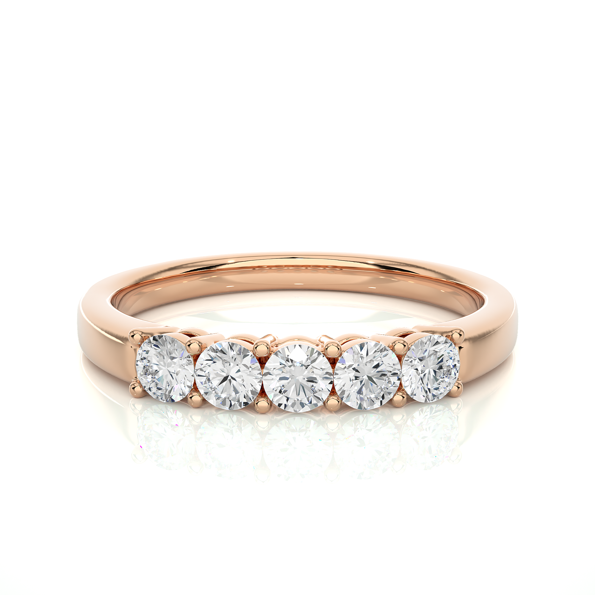 Five-Stone Diamond Wedding Ring