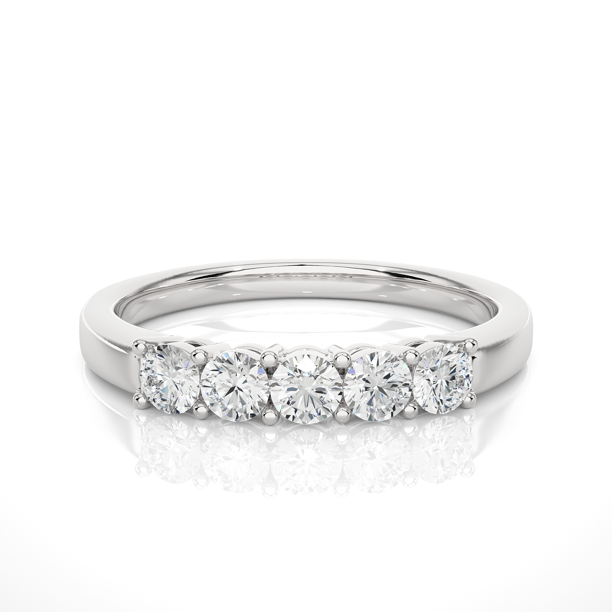 Five-Stone Diamond Wedding Ring