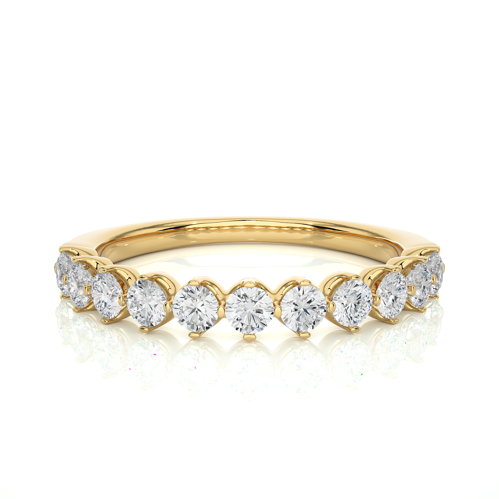 Half Eternity Diamond Wedding Ring