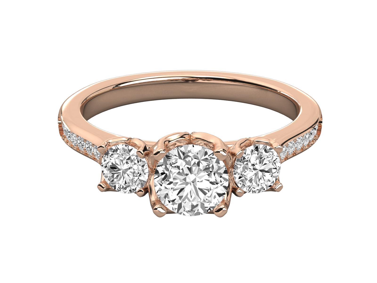 Three-Stone Diamond Ring