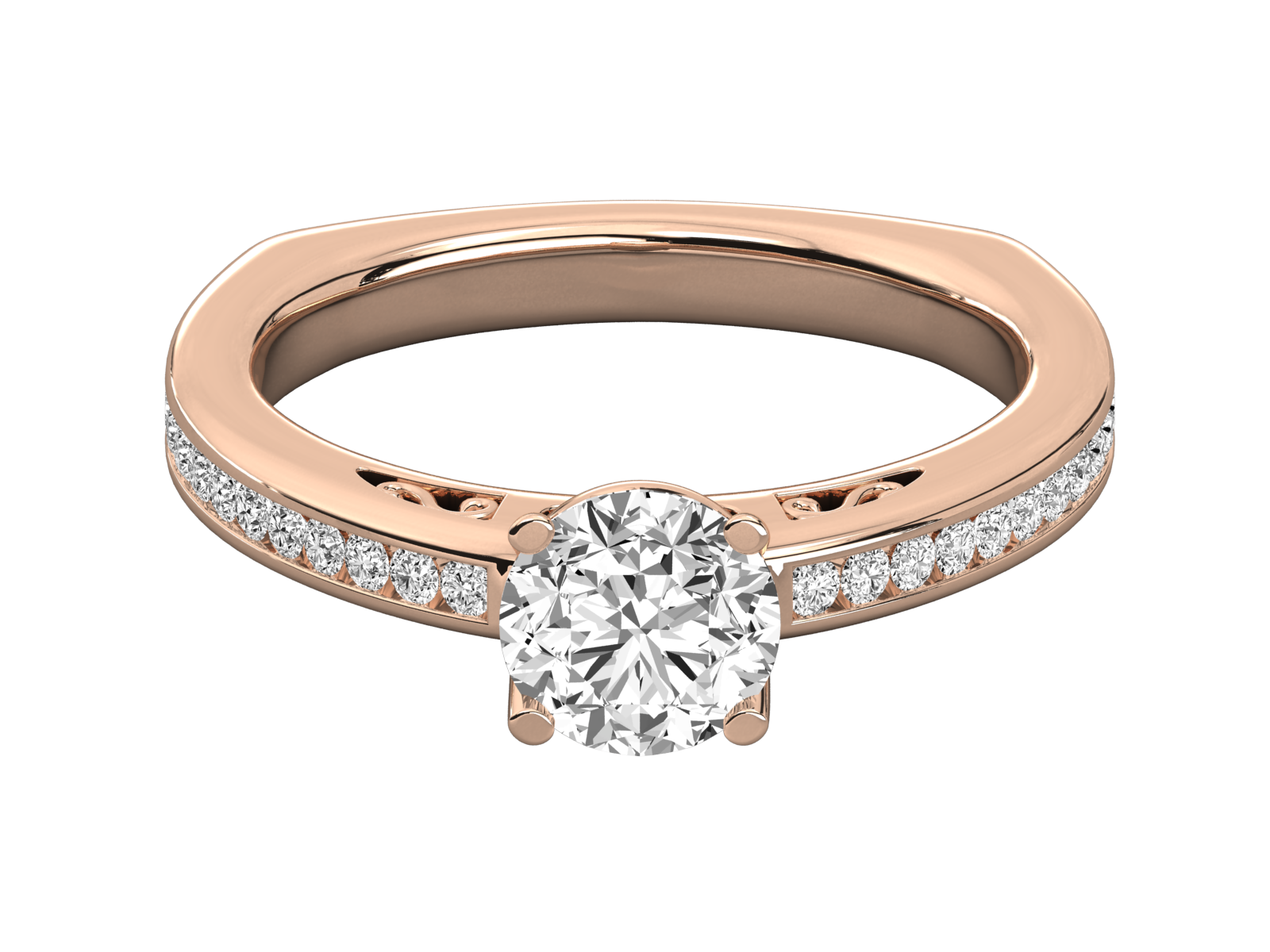 Round Diamond Solitaire Ring