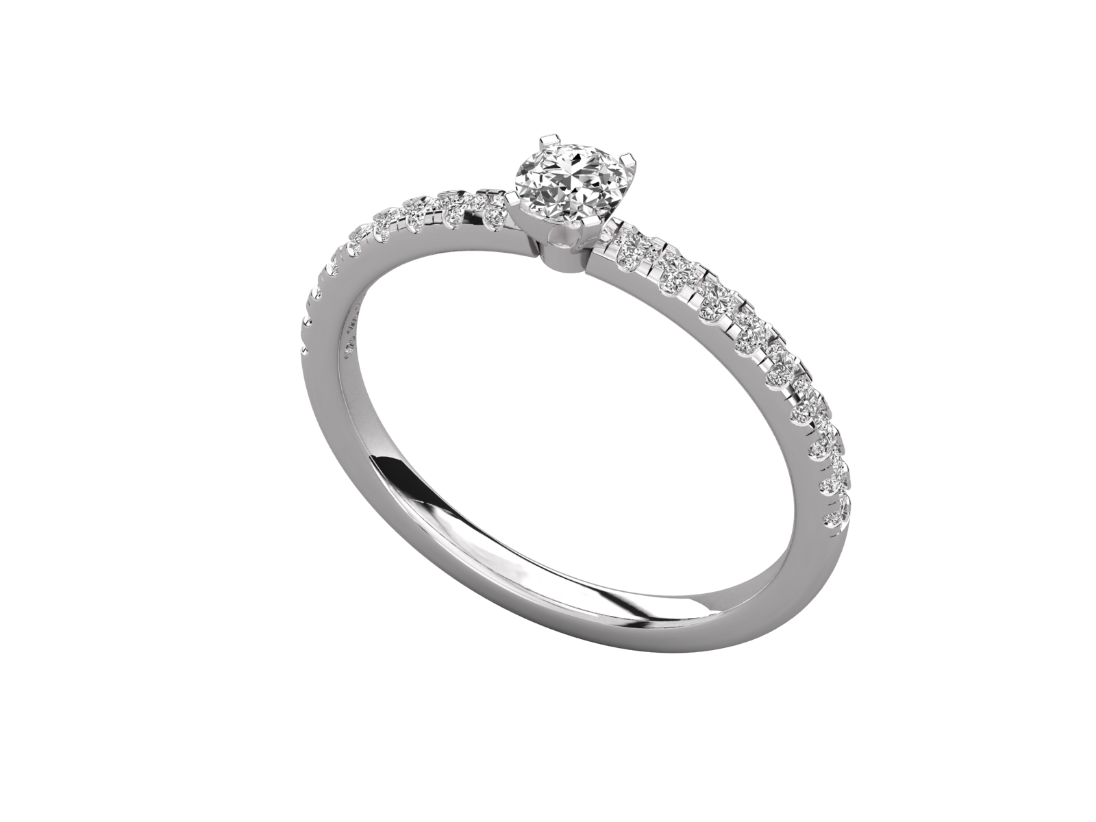 Timeless Solitaire Diamond Ring 