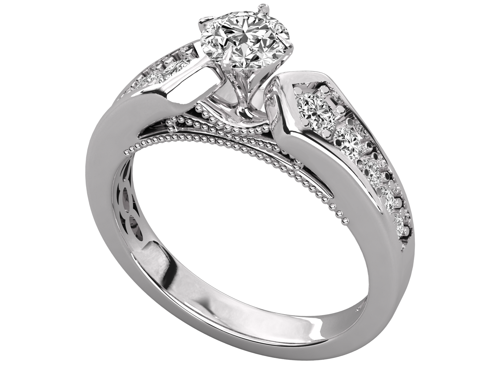 Vintage-Inspired Engagement Ring