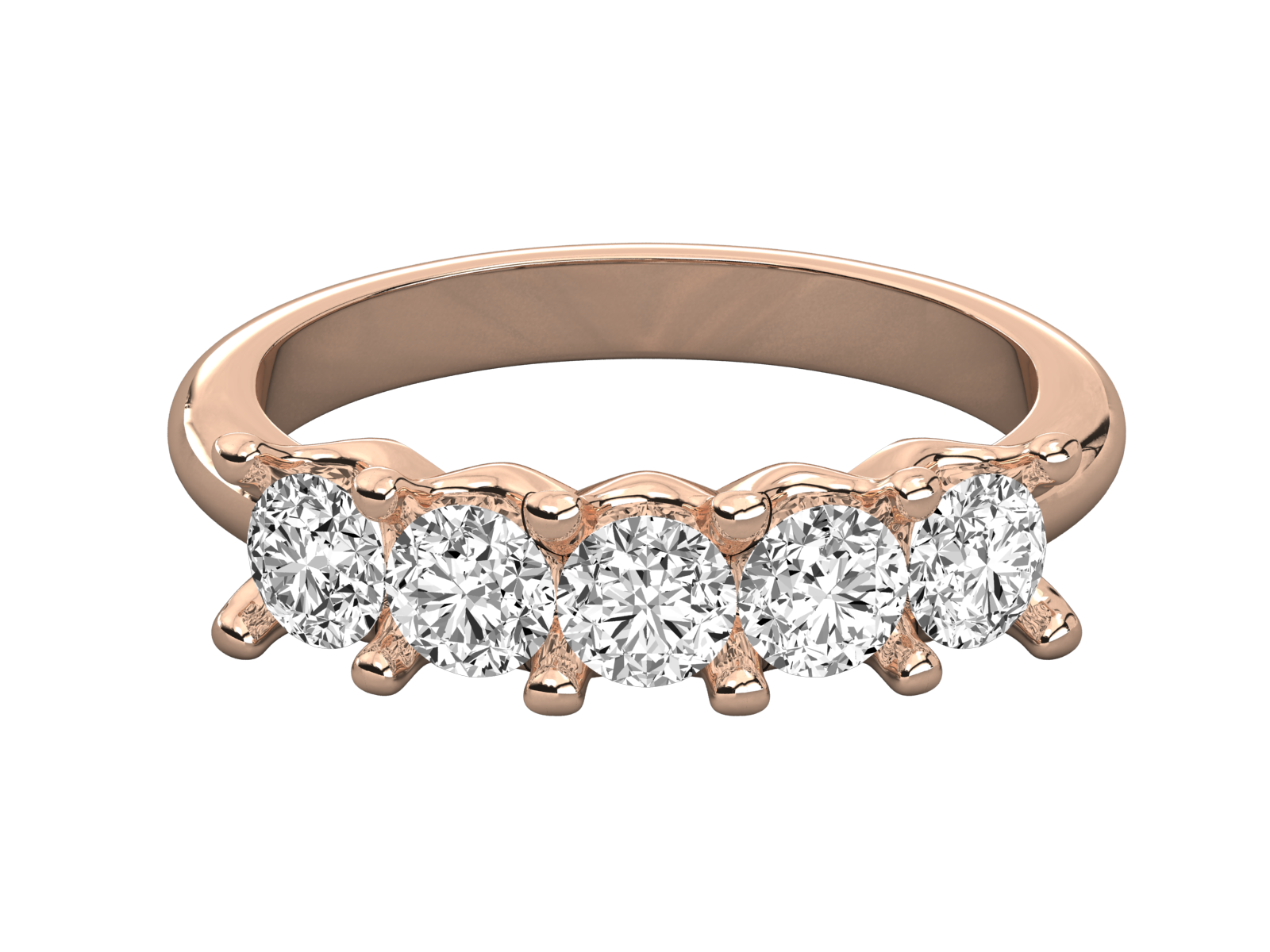 Classic Five-Stone Diamond Ring