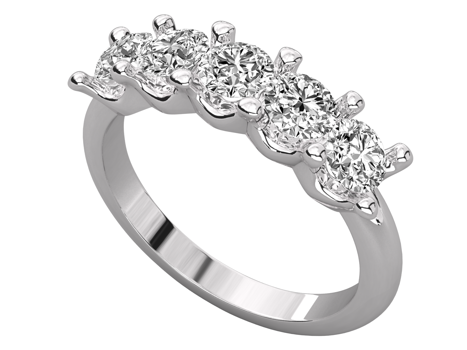 Classic Five-Stone Diamond Ring
