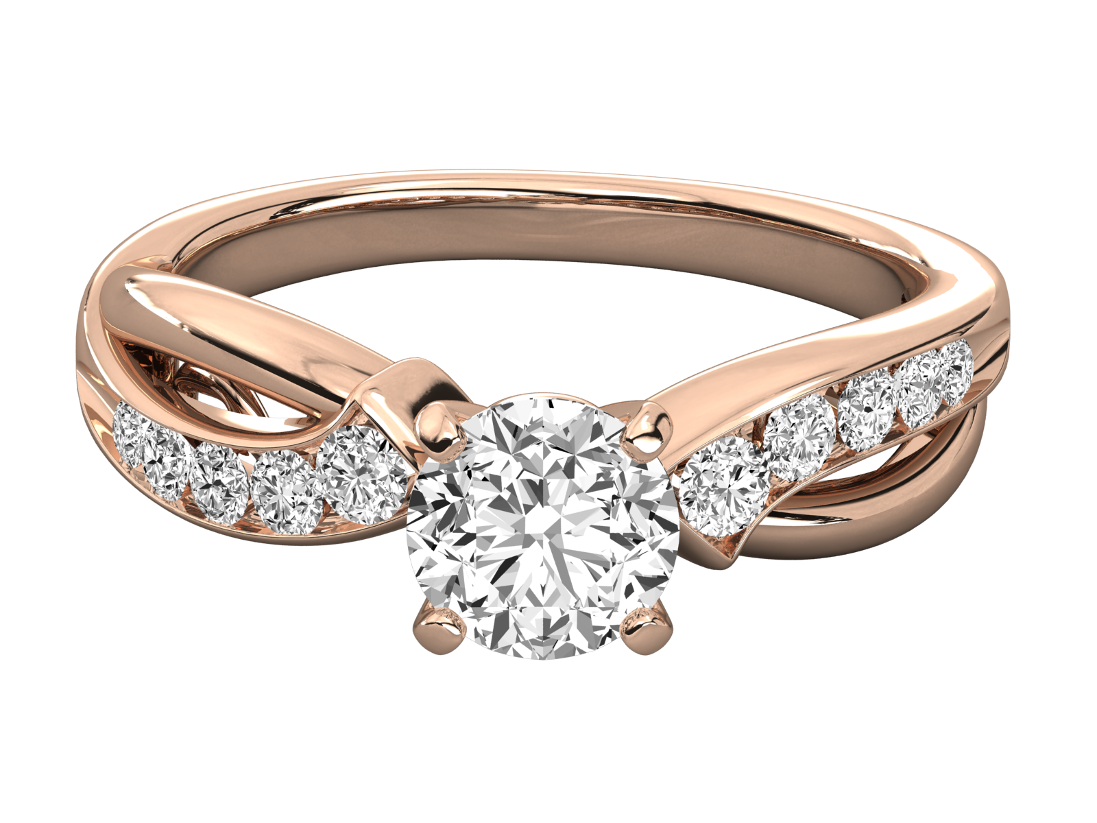 Round Cut Diamond Engagement Ring