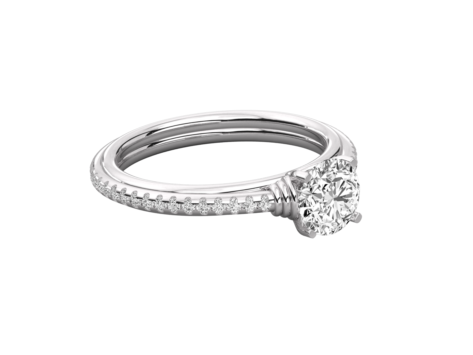 Round Diamond Engagement Ring