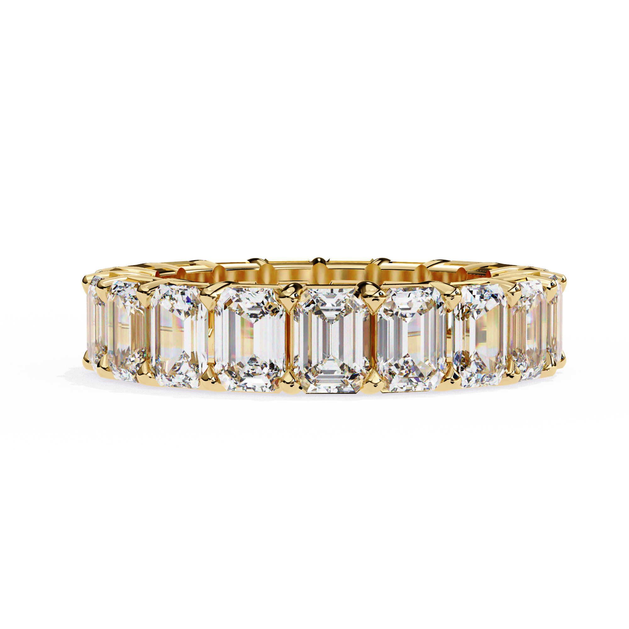 Emerald-Cut Diamond Eternity Band