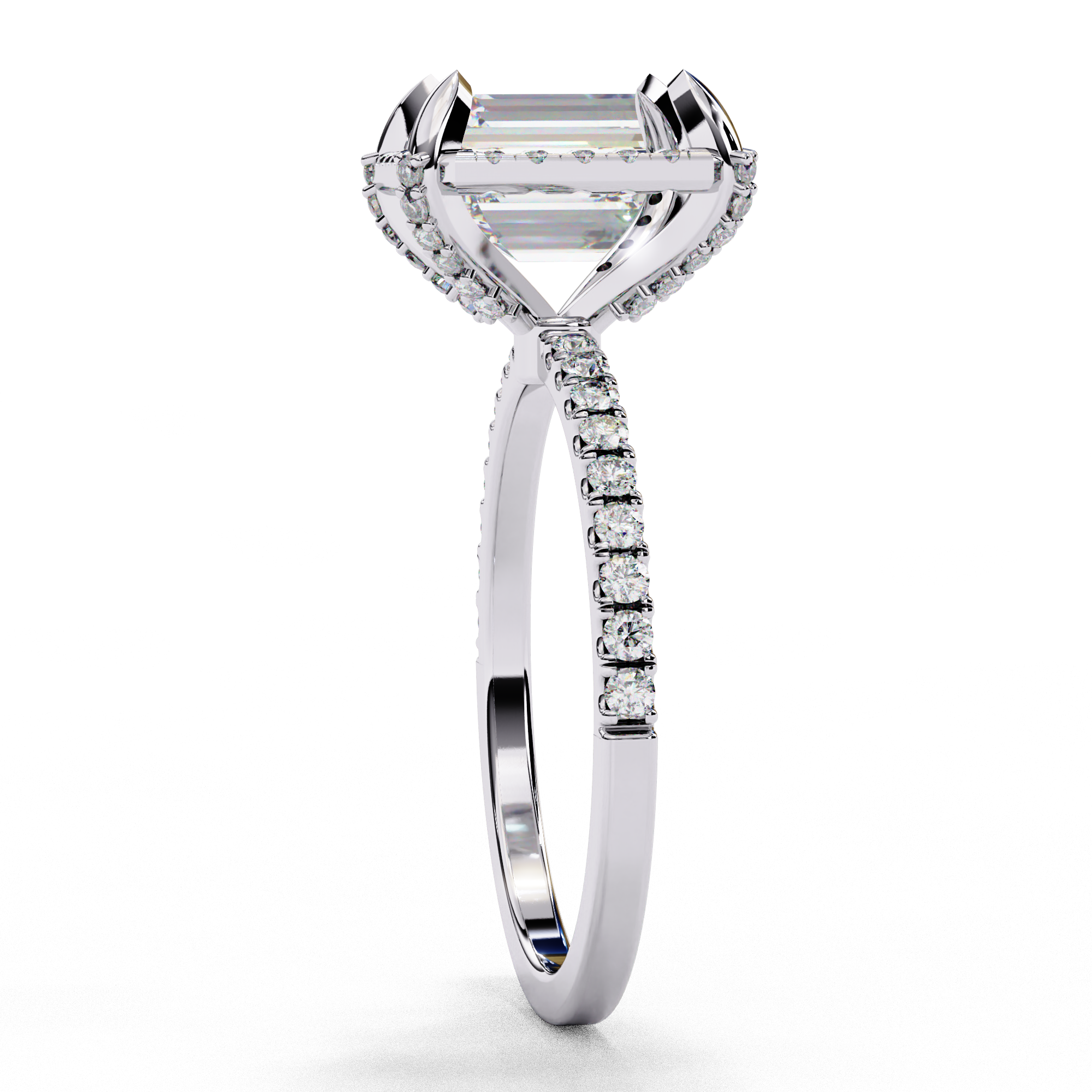 Oval Cut Diamond Halo Engagement Ring