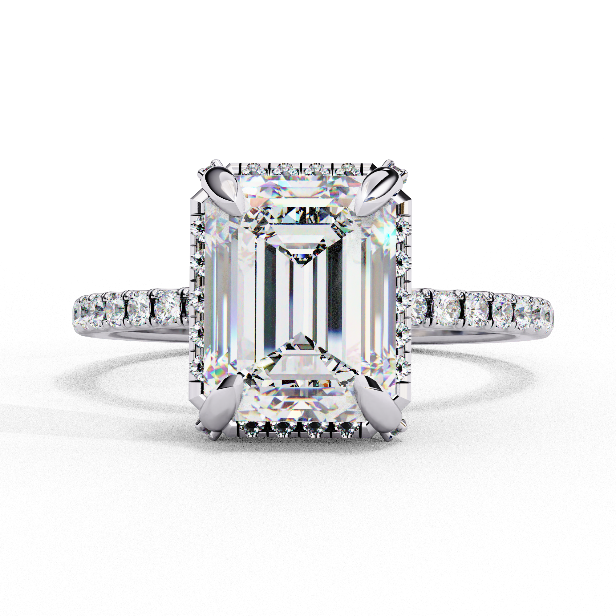 Oval Cut Diamond Halo Engagement Ring