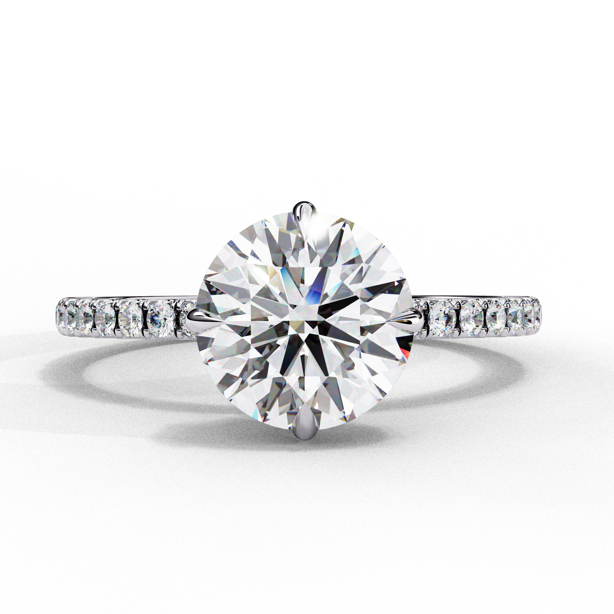 Round Diamond Engagement Ring