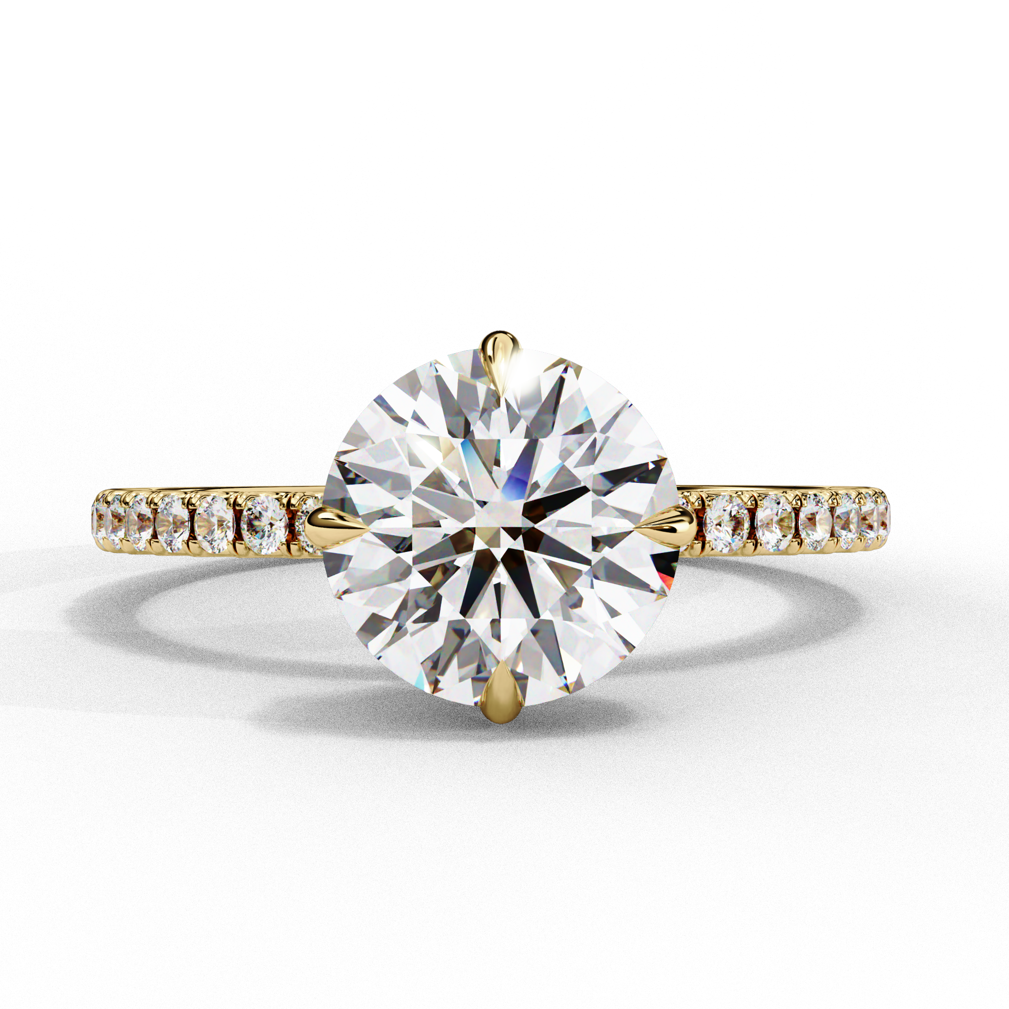 Round Diamond Engagement Ring