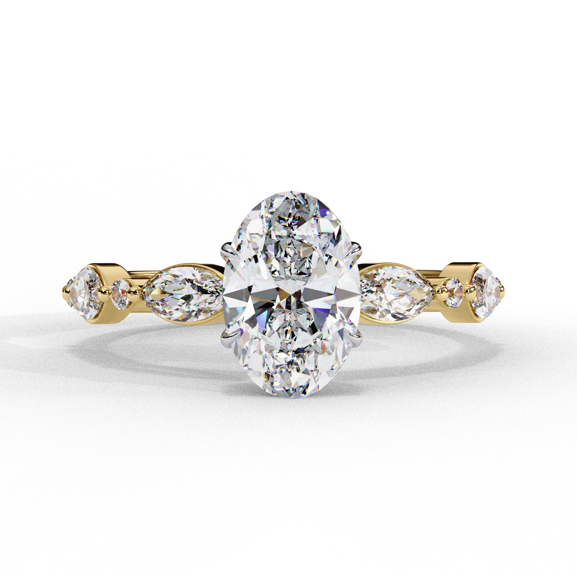 Oval Cut Diamond Engagement Ring