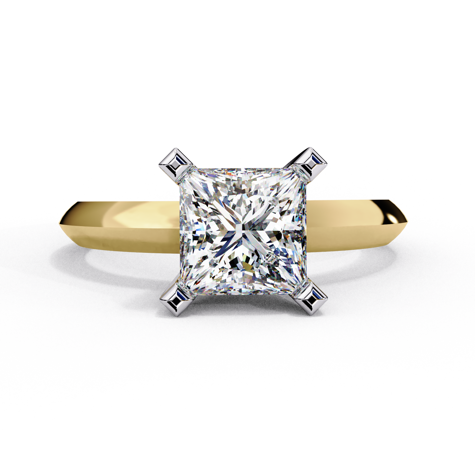 Princess Cut Solitaire Engagement Ring