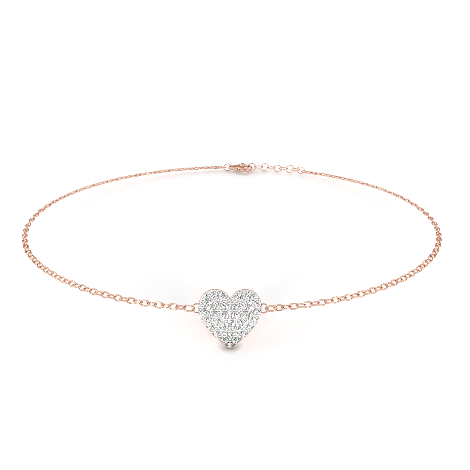 Heart Diamond Bracelet