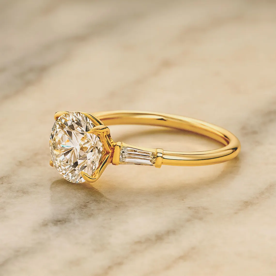 Duo band silver ring showcasing a moissanite with surrounding brilliance A look that blends structure with a rich, multi band aesthetic Perfect for a statement style with refined sparkle (Copy) - Image 6