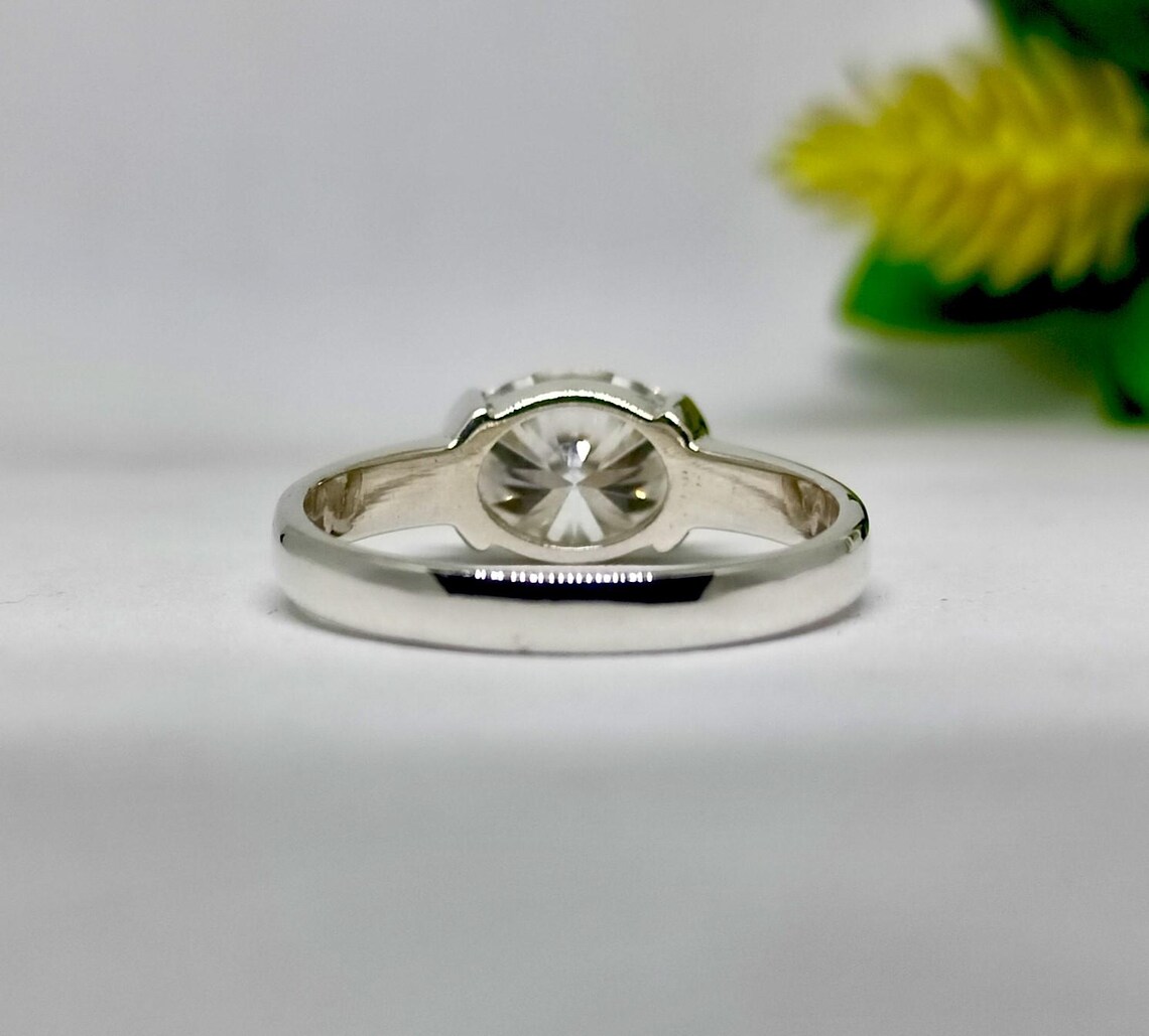 Luxury Sparkling Moissanite Silver Ring for Women Perfect Wedding Proposal Ring, Anniversary Gift, Promise Ring, Dainty Stackable Jewelry & Timeless Sophisticated Statement Piece - Image 7