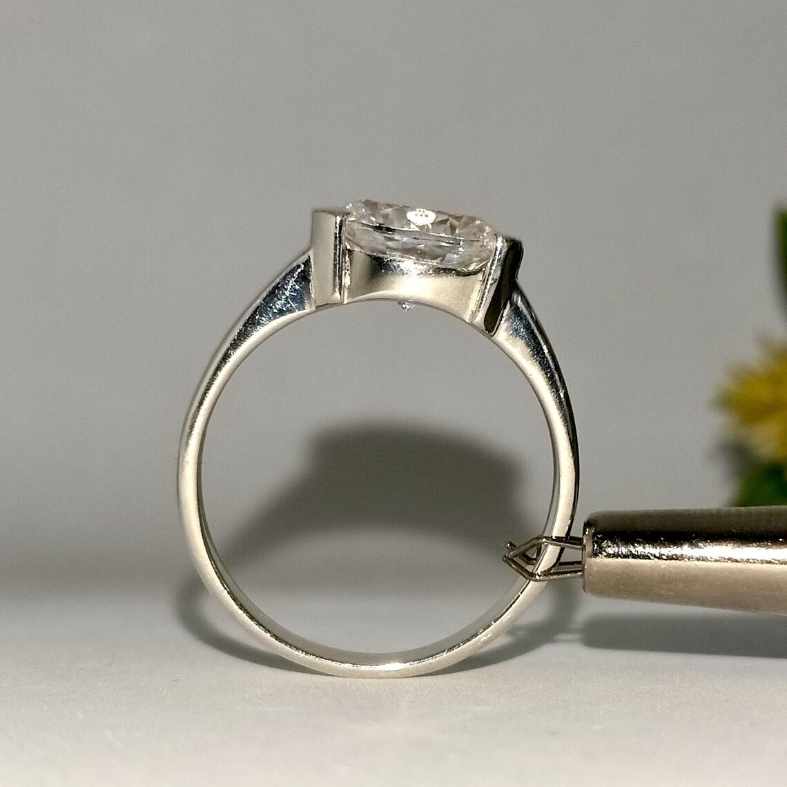 Luxury Sparkling Moissanite Silver Ring for Women Perfect Wedding Proposal Ring, Anniversary Gift, Promise Ring, Dainty Stackable Jewelry & Timeless Sophisticated Statement Piece - Image 6