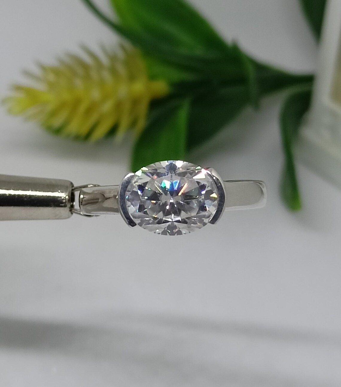 Luxury Sparkling Moissanite Silver Ring for Women Perfect Wedding Proposal Ring, Anniversary Gift, Promise Ring, Dainty Stackable Jewelry & Timeless Sophisticated Statement Piece - Image 4