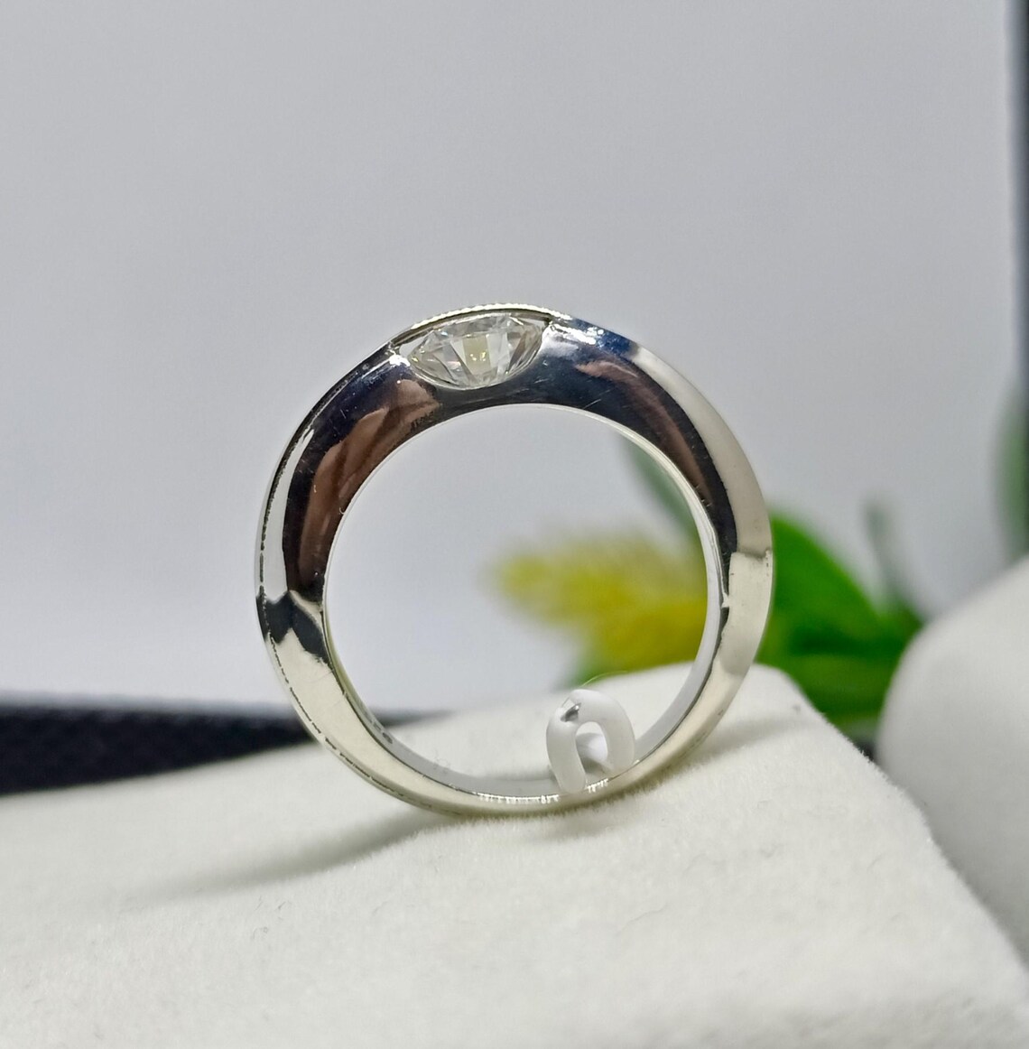 Premium Sparkling Moissanite Silver Ring for Women Perfect for Wedding Proposal, Anniversary Gift, Promise Ring, Stackable Dainty Ring & Timeless Fine Jewelry Statement Piece - Image 4