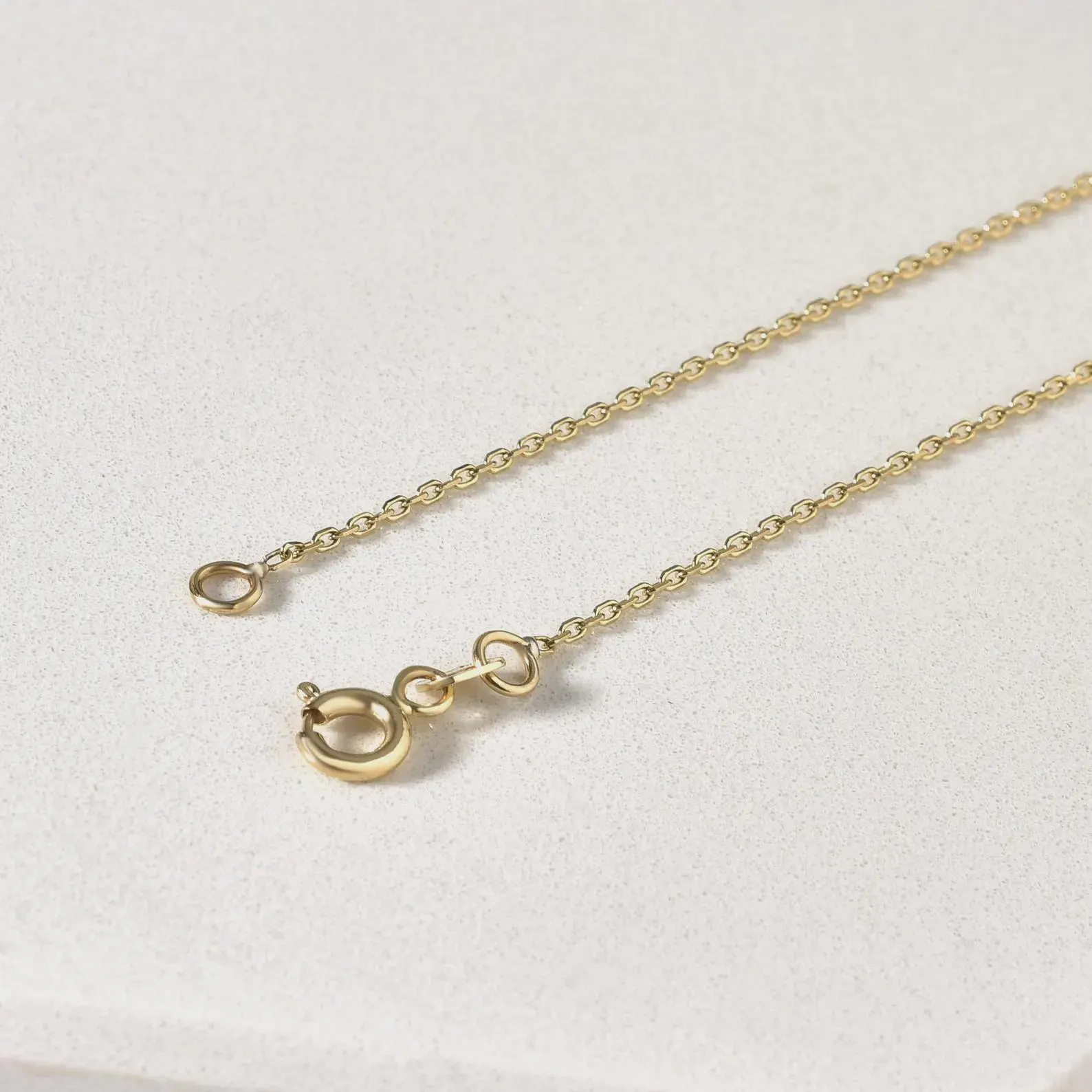 Dainty Round Necklace Everyday Wear Jewelry That Stands Out 14K Gold Diamond Pendant Necklace Eye Catching Sparkle That Gets Compliments - Image 6