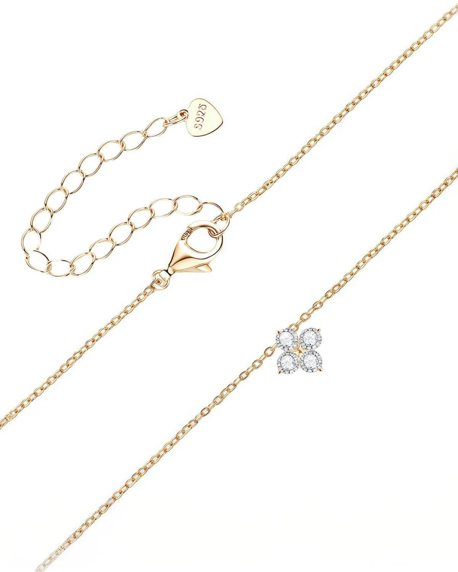 Stunning Teardrop Shape Brilliant Cut Solitaire Pendant Necklace in Solid Gold with Refined Modern Style Authentic 14K Gold Dainty Minimal Jewelry Piece Perfect Gift for Her Anniversary Birthday Celebration (Copy) - Image 6