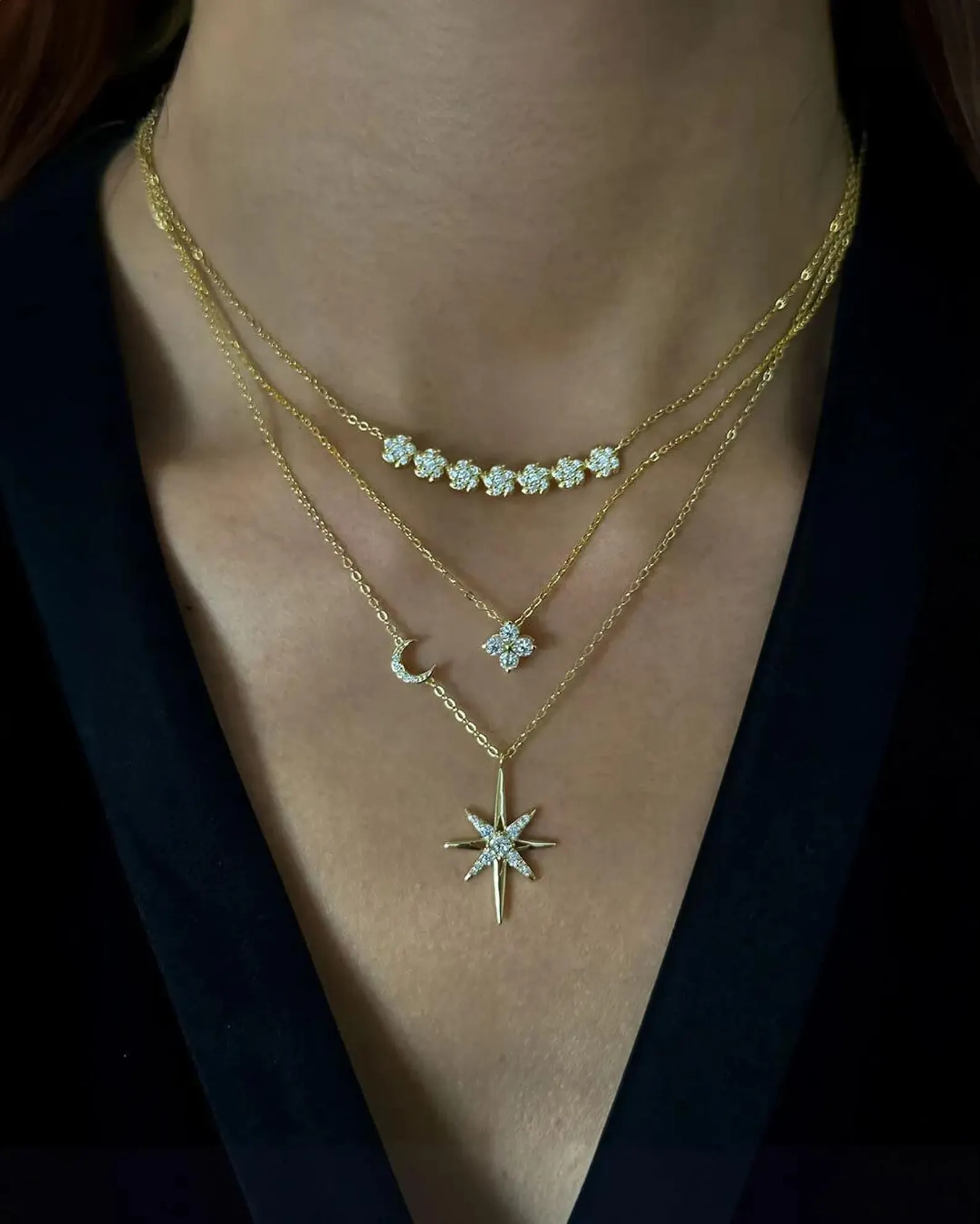 Stunning Teardrop Shape Brilliant Cut Solitaire Pendant Necklace in Solid Gold with Refined Modern Style Authentic 14K Gold Dainty Minimal Jewelry Piece Perfect Gift for Her Anniversary Birthday Celebration (Copy) - Image 4