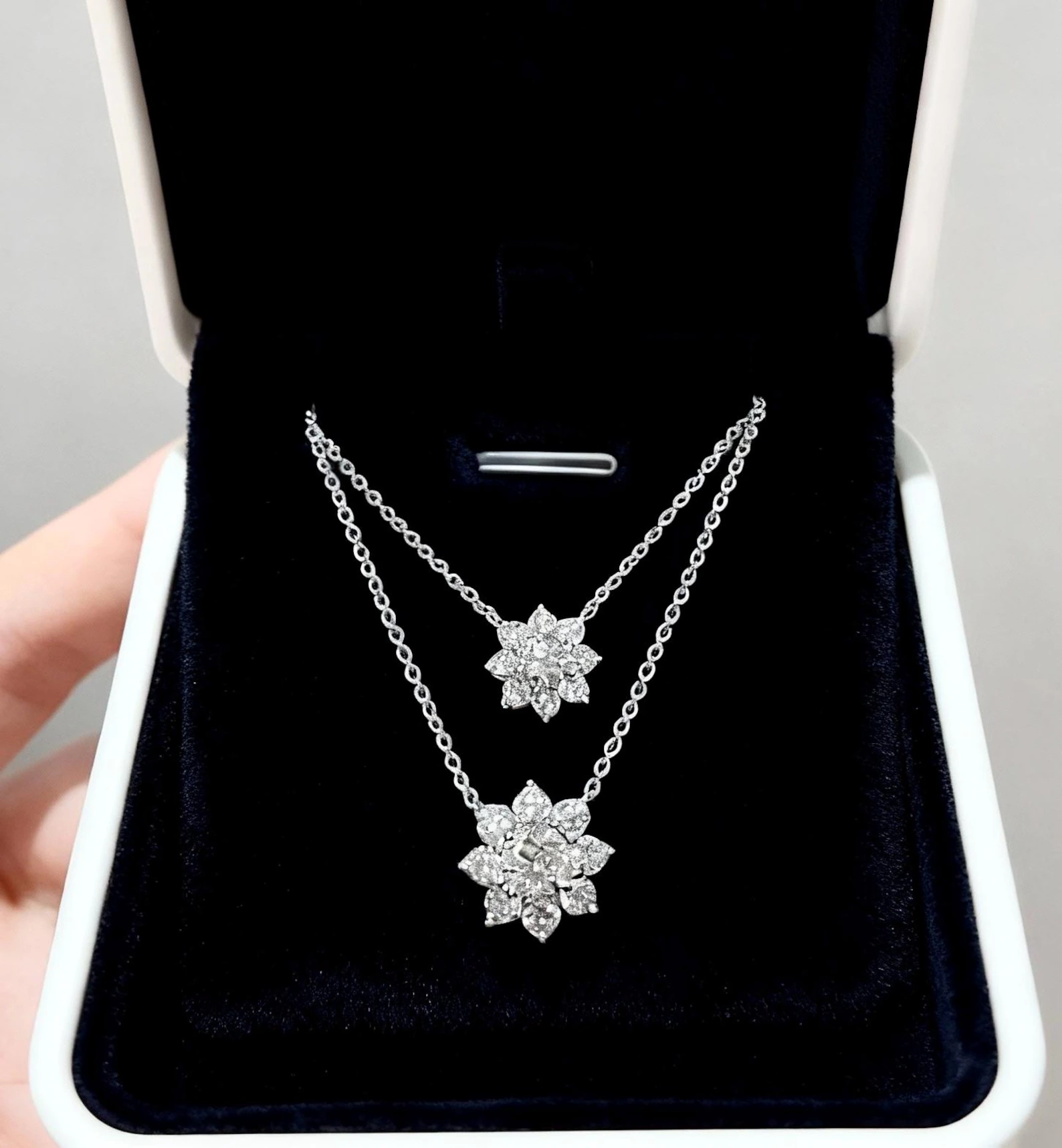 Graceful Styling Elegant Diamond Pendant Necklace in 14K Gold Featuring a Soft Rounded Silhouette with Brilliant Center Sparkle Dainty Minimal Everyday Jewelry Piece Designed for Timeless Luxury - Image 7
