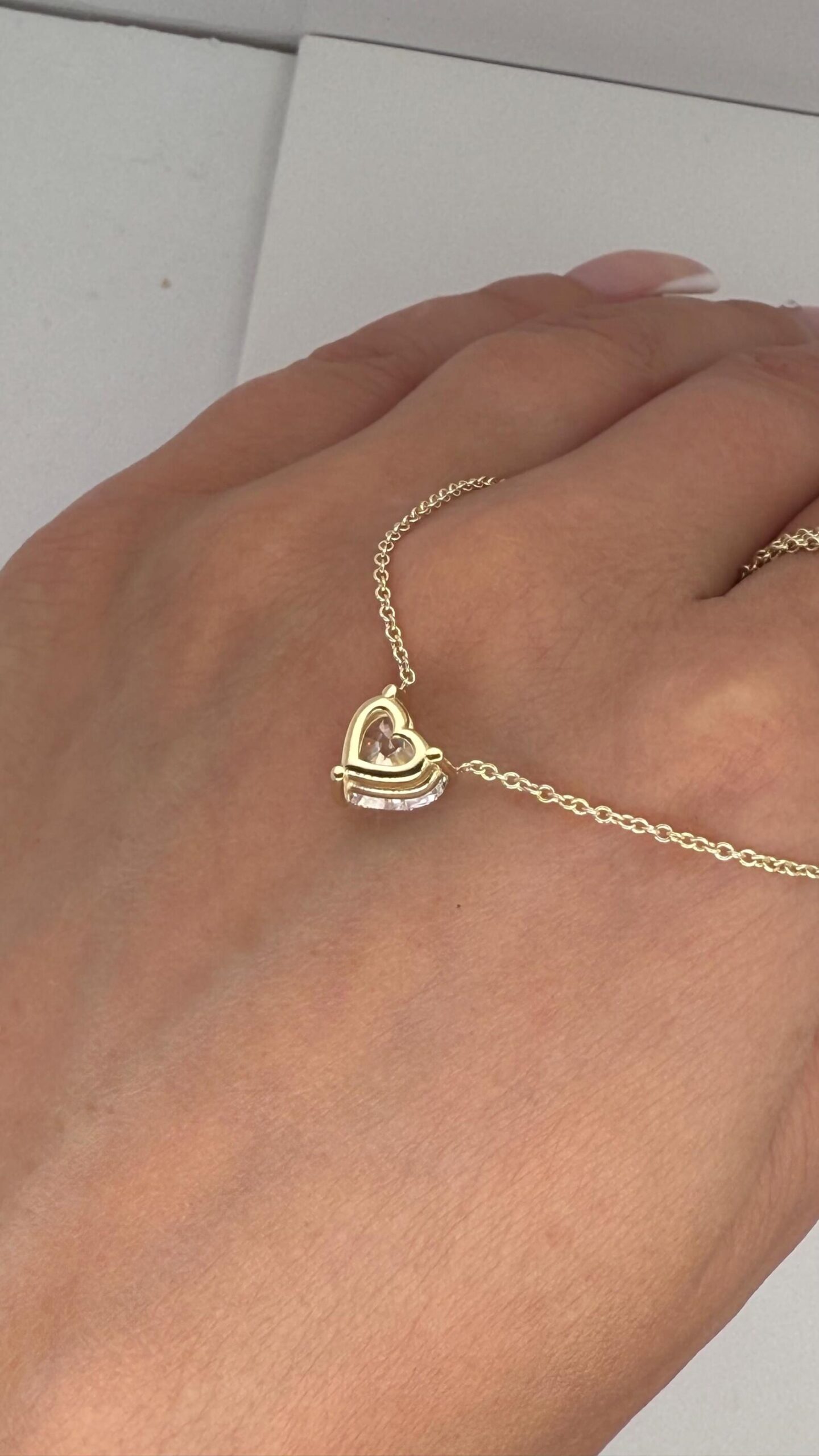 Everyday Jewelry Piece Designed for Effortless Luxury and Refined Minimal Style Classic Round Diamond Pendant Necklace in 14K Gold with Brilliant Center Sparkle and Timeless Elegant Appeal - Image 4