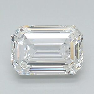Emerald Cut 1.00 Carat Lab Grown Diamond F Color VS1 Clarity IGI Certified Eco Friendly Conflict Free with Excellent Cut