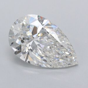 Premium 1.00 Carat Pear Cut F VS1 Clarity IGI Certified Lab Created Diamond Designed for Graceful Sparkle & Modern Sophistication