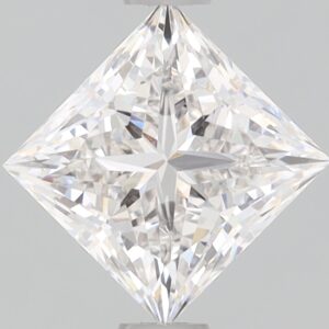 F VS1 Princess Cut Lab Grown Diamond 1.00 Carat Defined Edges, Refined Faceting Pattern, and High Performance Light Return